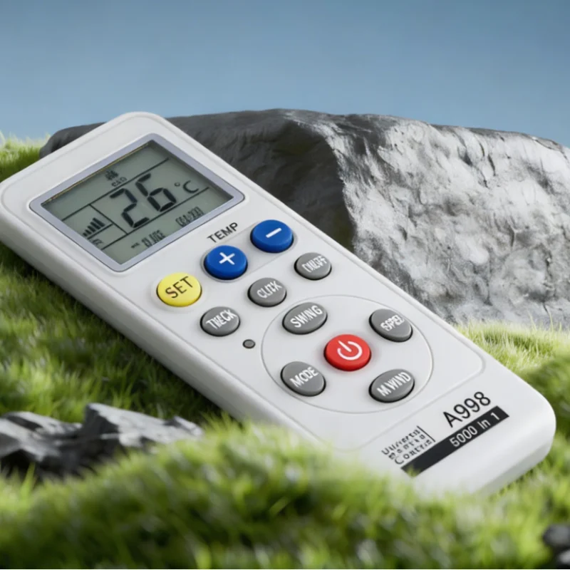 Universal AC Remote Compatible with Samsung, Sharp, TCL, Sony, Panasonic, Toshiba, JVC, Hisense, Haier, Philips Air Conditioners