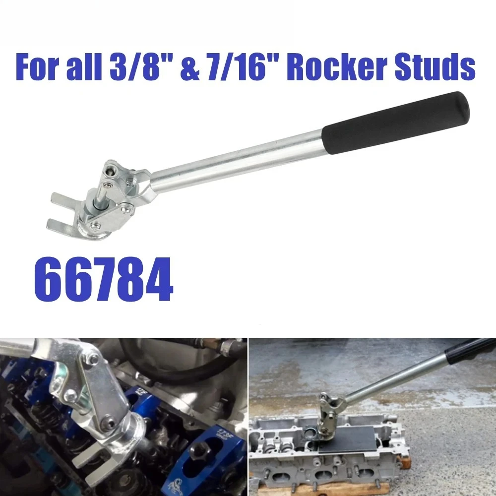 66784 Stud Mount Valve Spring Compressor, 360° swivel handle, removes  installs valve springs, fits all 3/8& 7/16rocker studs