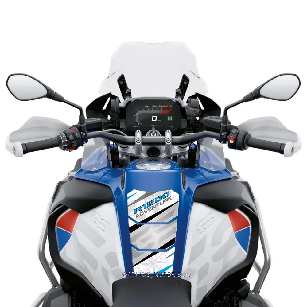 Motorcycle Fuel Tank Pad Sticker Waterproof Scratch-Resistant 3D Resin Protective Sticker Kit For BMW R 1200 GS ADV 2014 – 2018