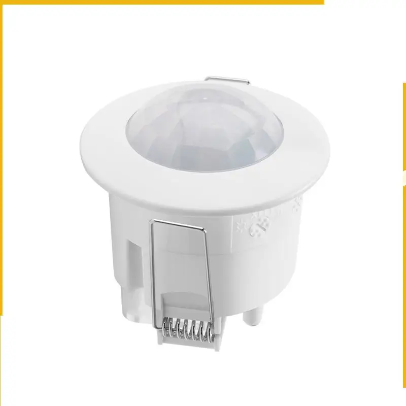 A92P 110V-220V 360° Infrared Recessed PIR Ceiling Motion Sensor Detector Light Switch, Motion Light Sensor