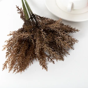 البلاستيك القمح العشب نبات اصطناعي باقة DIY الزهور الترتيب الديكور سكرابوكينغ اليدوية الملحقات الزهور المزيفة أفضل 12 ترتيبات قطعة خبز القمح مبيعا - رقم 10