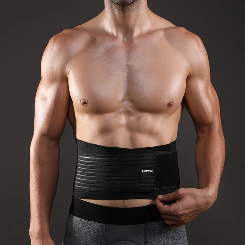 Imagen 2 del producto VBOSi Unisex ajustable espalda baja soporte cintura banda mujeres hombres Abdomen recortador para levantamiento de pesas correr
