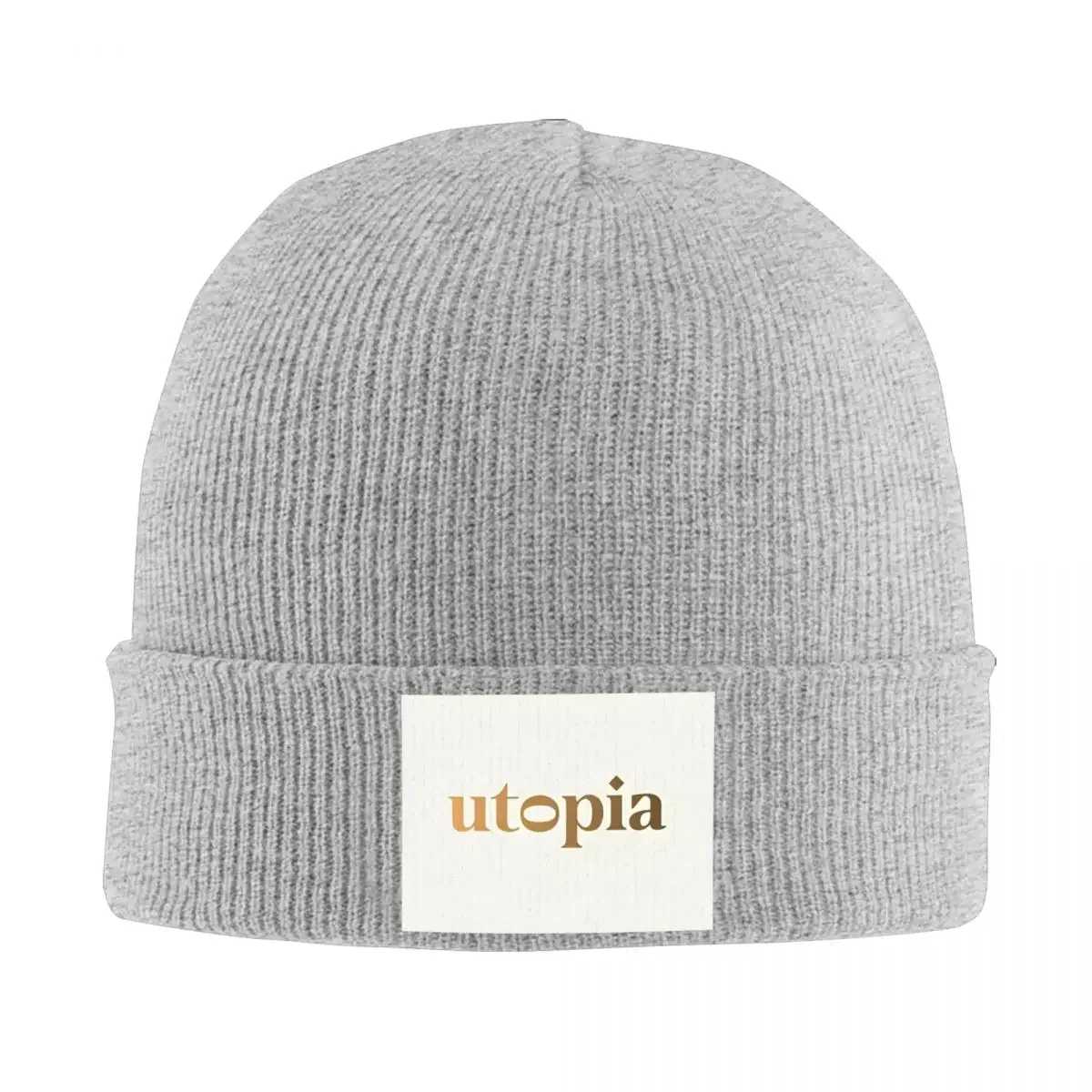 Utopia Bonnet Chapéus Gorro Chapéus de malha estampados Primavera Hip Hop Unissex Adulto Esporte ao ar livre Boné elástico