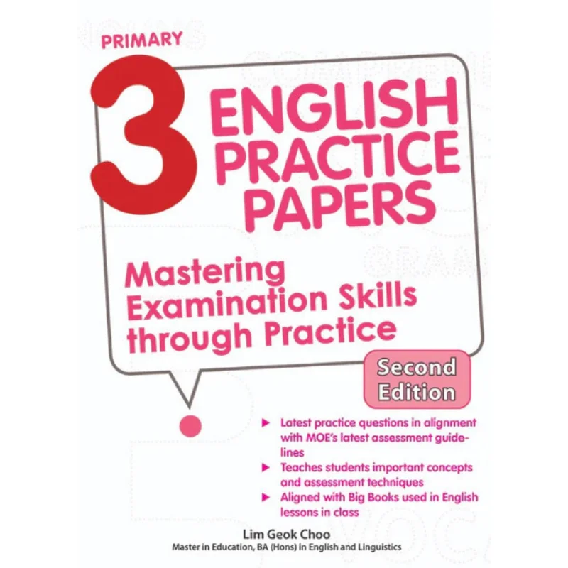 

Primary 3 English Practice Papers Lim Geok Choo Curriculum Planning And Development 9789811140754 Book
