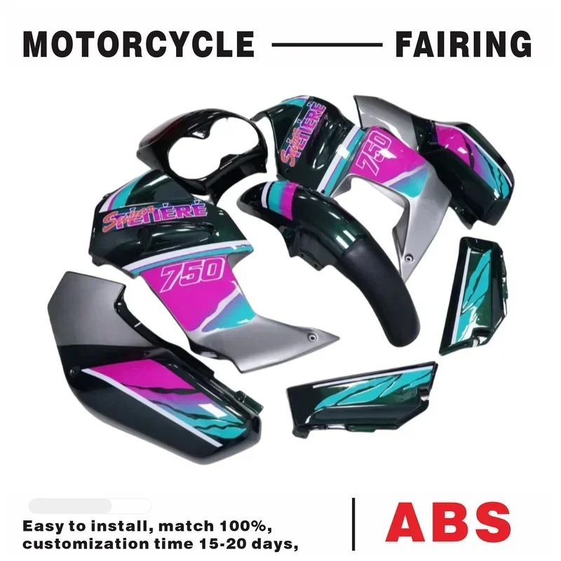 Fairing For XTZ750-SUPER TENERE /1989-1996 Purple and black Motorcycle Fairing Motorbike Accessories Full Body Kits