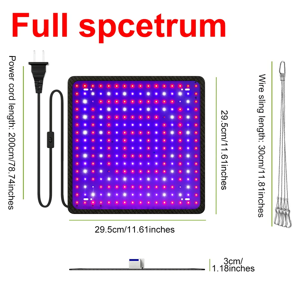 Plant Kweeklampen LED Volledig Spectrum Quantum Board Lamp Binnenbloemen Kas Groente Teelt Hydrocultuur Groeilicht