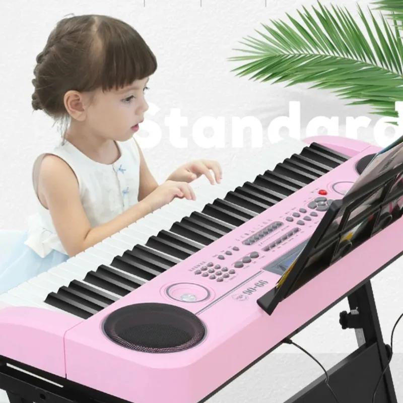 

Learning Electronic Organ Kids 61 Keys Small Electronic Piano Music Keyboard Orgue Electronique Consumer Electronics WK50EP