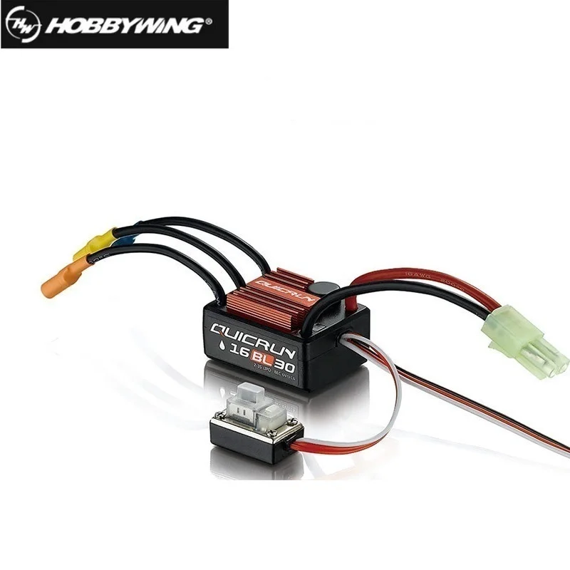 NEW HobbyWing QuicRun WP-16BL30 30A Waterproof And Brushless ESC For 1/16th And 1/18th Saloon Cars/Trucks/Monster Trucks