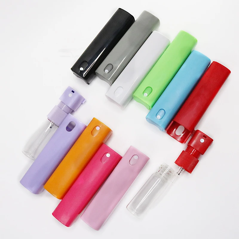 1pcs/10ml Plastic Spray Bottle, Drawer Design, Mini Empty Reusable Perfume Bottle, Portable Cologne Travel Bottle