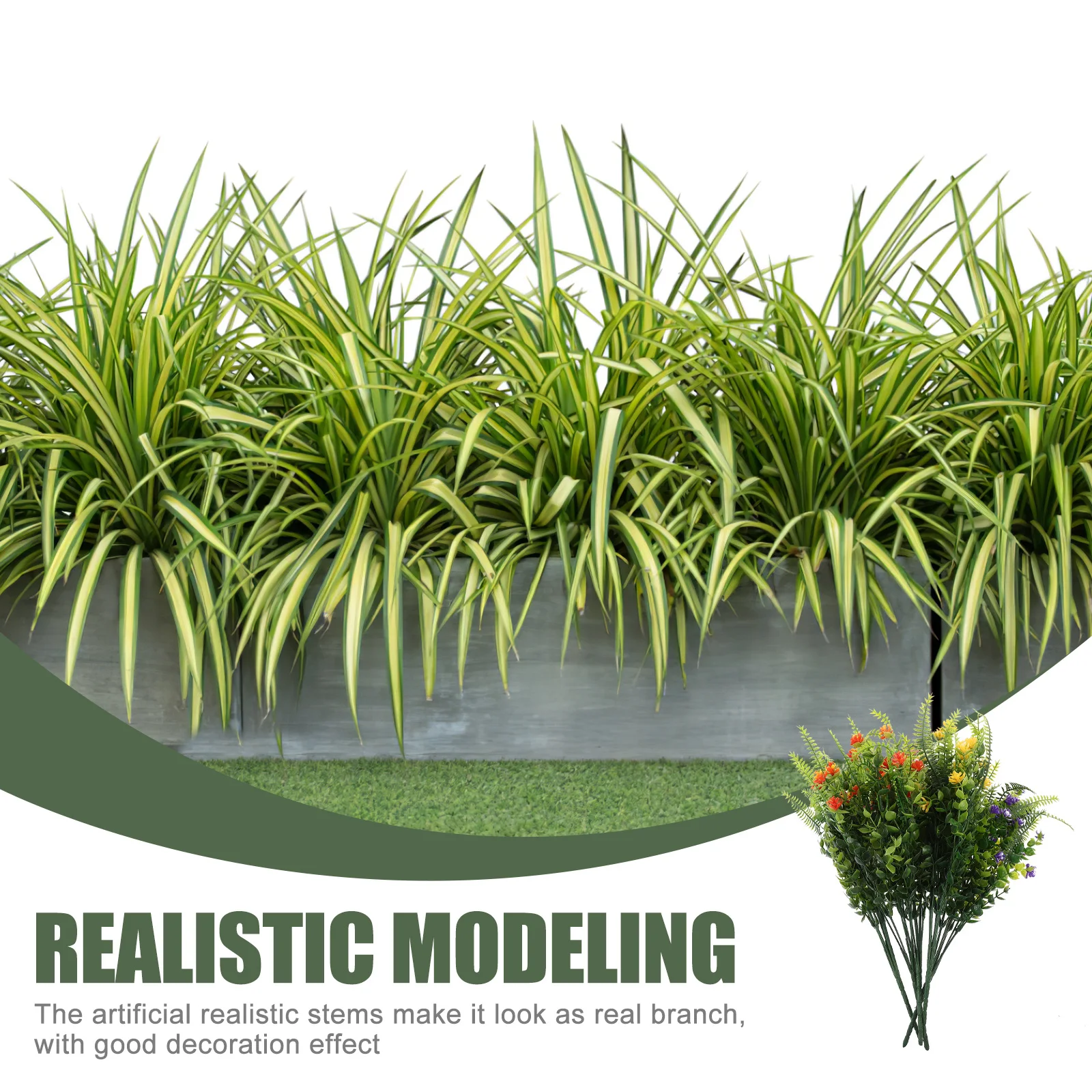 

5Pcs Artificial Flowers Realistic Fake Flower Bouquet Wedding Table Centerpieces ABS Material Home Party Decoration