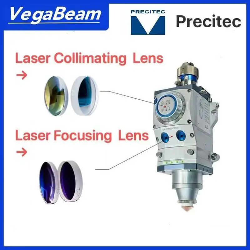 عدسة ميزاء التركيز بالليزر D28 & 30 F100/155/125 عدسة محدبة مقعرة 2 قطعة لأدوات Precitec & Raytools & WSX كوليماتور وتركيز لين استبدال #5