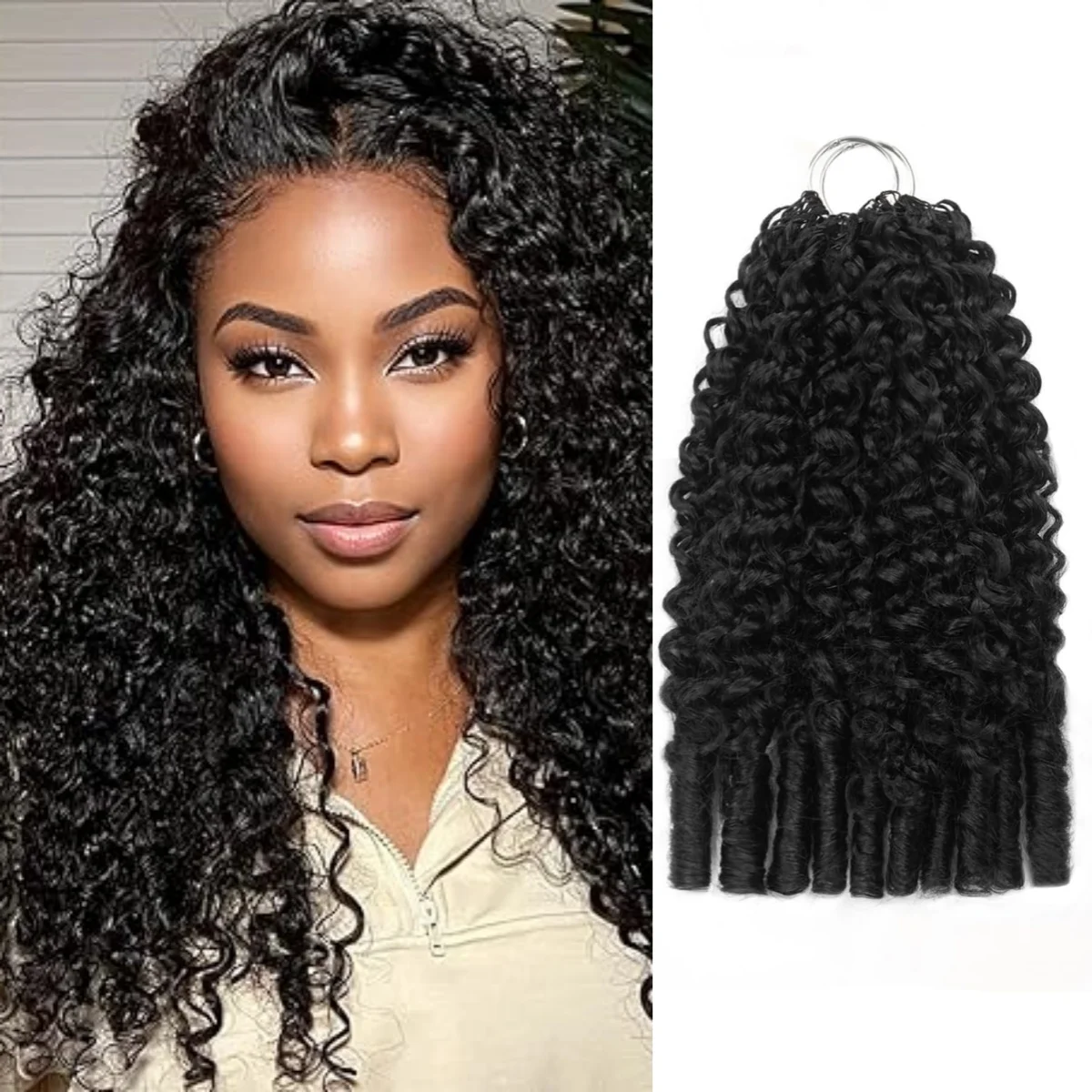 

Натуральные волосы для наращивания: Бирманские кудрявые волосы с эффектом перьев, французские кудрявые волосы, предварительно разделенные, без узлов, с петлями, для женщин