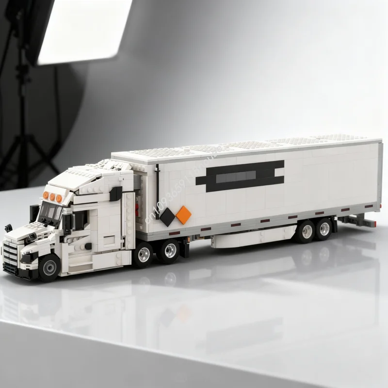 1028-pieces-moc-cascadia-night-cab-trailer-creator-model-building-blocks-construction-christmas-gifts-toys-idea-education-brick