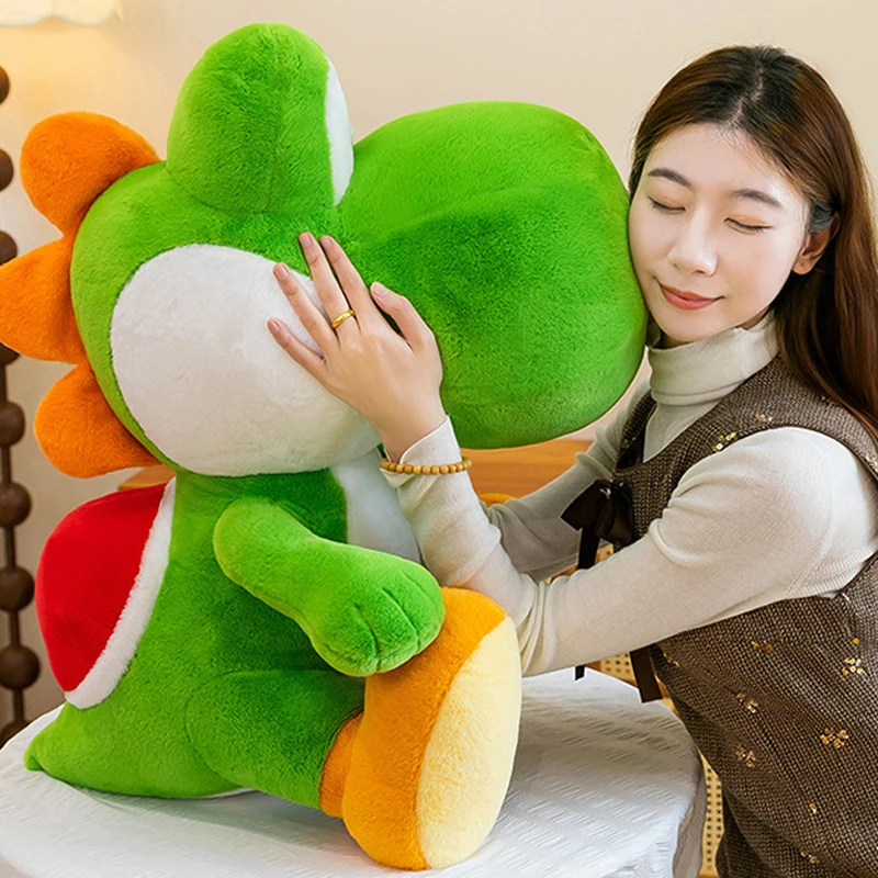

30-70cm Yoshi Super Mario World Plush Toys Cartoon Cute Plushie Anime Pillow Birthday Sofa Doll Stuffed Gift for Childrens Xmas