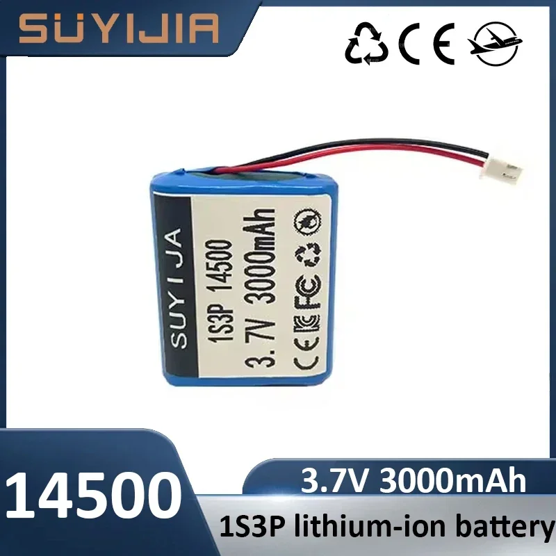 1S3P 3.7V 14500 3000mAh with BMS lithium-ion battery multiple plugs for remote control car toy radio singing car small speaker