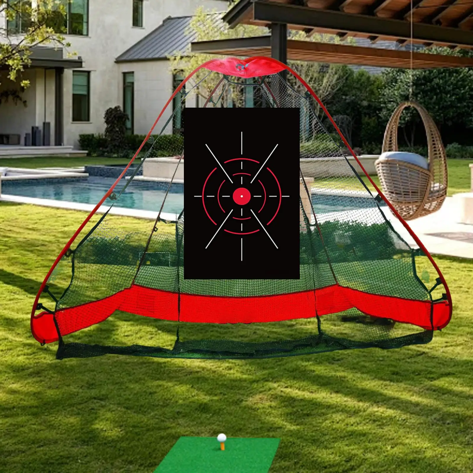 

Hitting Net Swing Golf Target Cloth for Hitting Practice Indoor Outdoor Yard