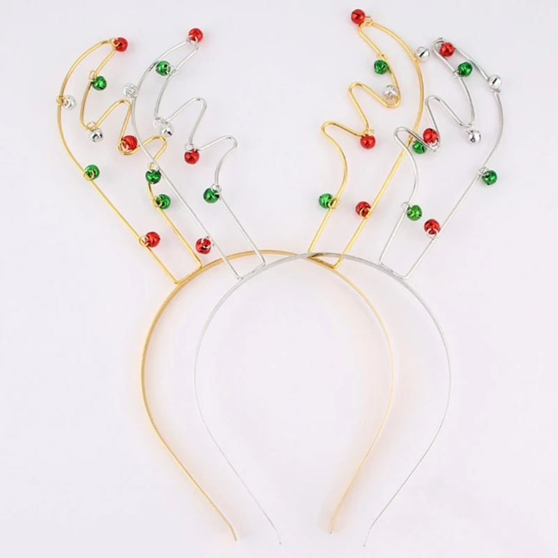 Antler Hair Hoop with Girls MetalHairbands Headband Christmas Headwear Drop Shipping