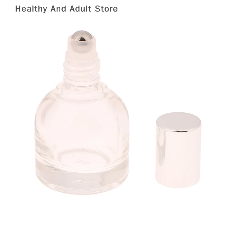 10 ミリリットルポータブル厚いガラスローラーエッセンシャルオイル香水ボトル旅行詰め替えローラーボールバイアルトラベルロールオンボトルバイアル