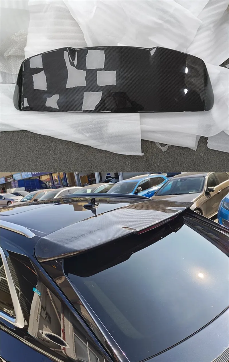 

For Audi Q8/RSQ8 2018 2019 2020 2021 2022 2023 Real Dry Carbon Fiber Tail Wing Spoiler Kit