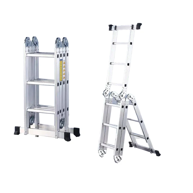 Soft Closing Aluminum Multipurpose Telescopic Ladder Escalera Telescopic Multiusos De Aluminio