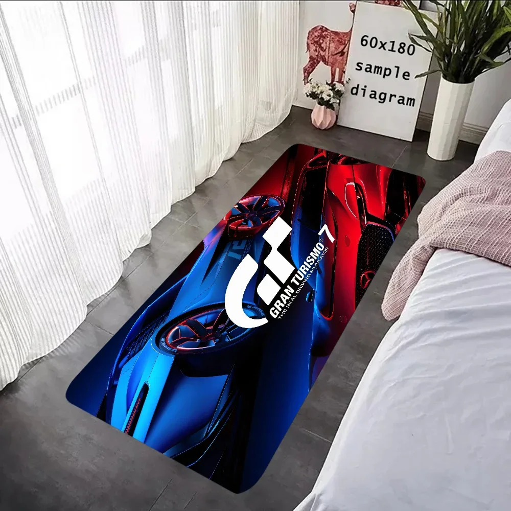 G-Gran-Turismo ديكور السجاد لغرفة النوم عدم الانزلاق البساط ترحيب السجاد غرفة المعيشة المنزلي السرير لينة الكلمة حصيرة المطبخ الجبهة ممسحة
