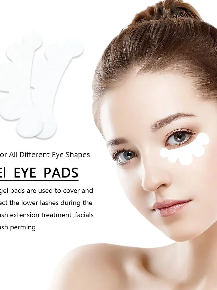100/1000 pairs Eyelash Pads Grafted Lash Hydrogels Gel Patches Under Eye Pads for Eyelash Extension Tips Sticker Makeup Tools