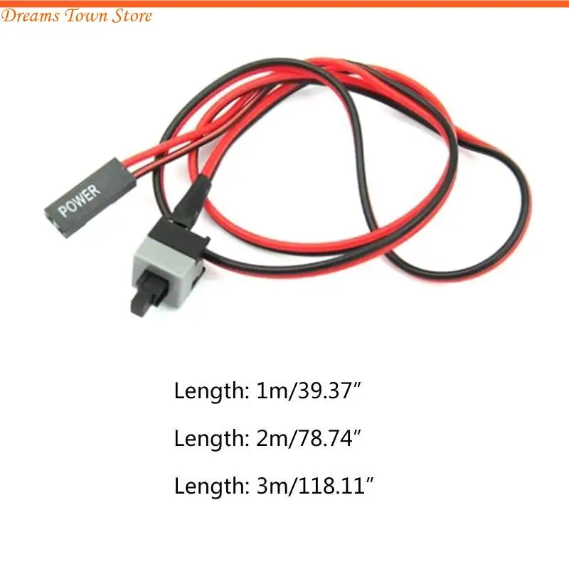 HX6A PC Computer Płyta główna kabel zasilający kabel komputerowy przełącznik Werta