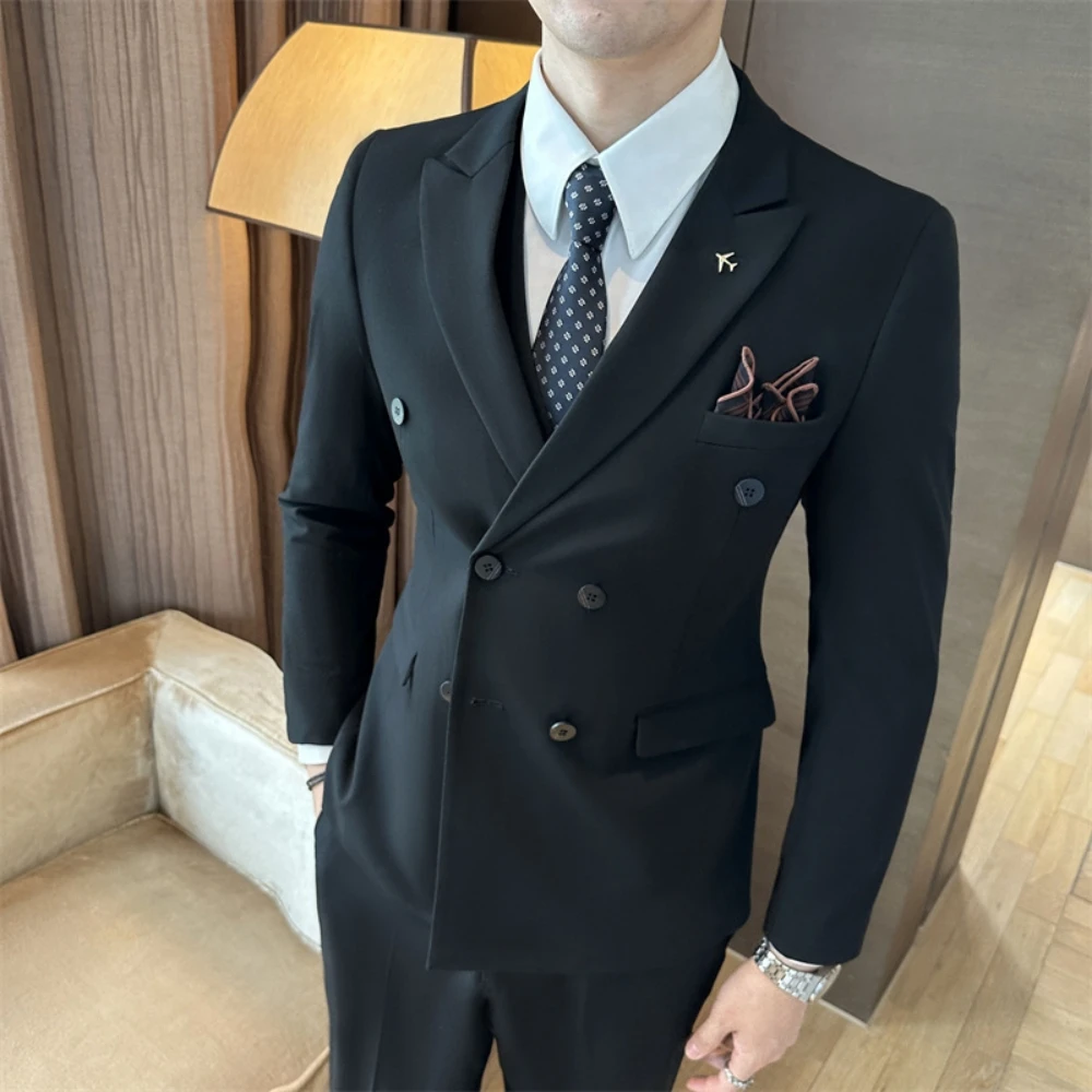 Textured Tuxedo, Four Seasons 2-pieces Suit Set, Interview, Date, On Sale For Men, Fashionable Dancing Classic Groom Wear