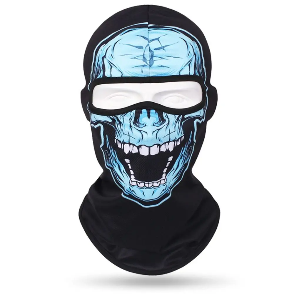 

Print Sunscreen Helmet Liner Wind Cap Mask Cycling Headgear Moto Full Face Mask Headwear Balaclava Helmet Liner