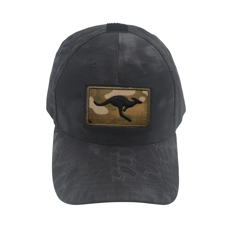 Australian Kangaroo Tactical s Patch Morale Camo - Embroidered Hook & Loop Badge for Jackets, Backpacks, and Tactical Gear view 2