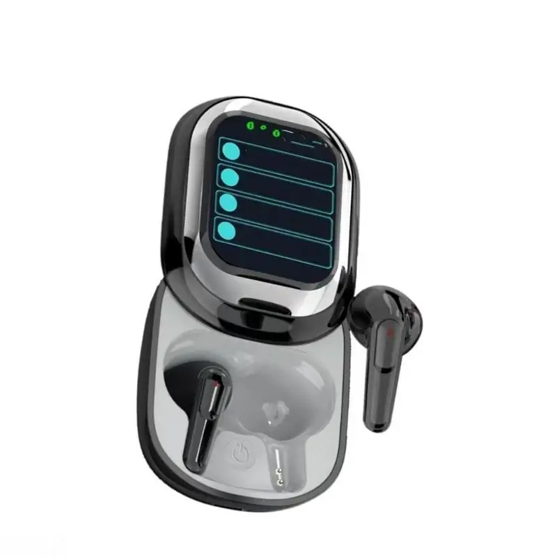 D08B Беспроводные наушники-вкладыши с поддержкой искусственного интеллекта, выдвижная крышка, ENC Call Claritys, экранный