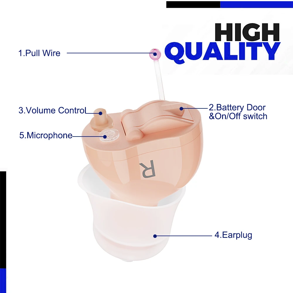 16 Channel Digital CIC Assisted Hearing Amplifier For Advanced Comfort Design Of Invisible Hearing Aid F23D3 Noise Reduction