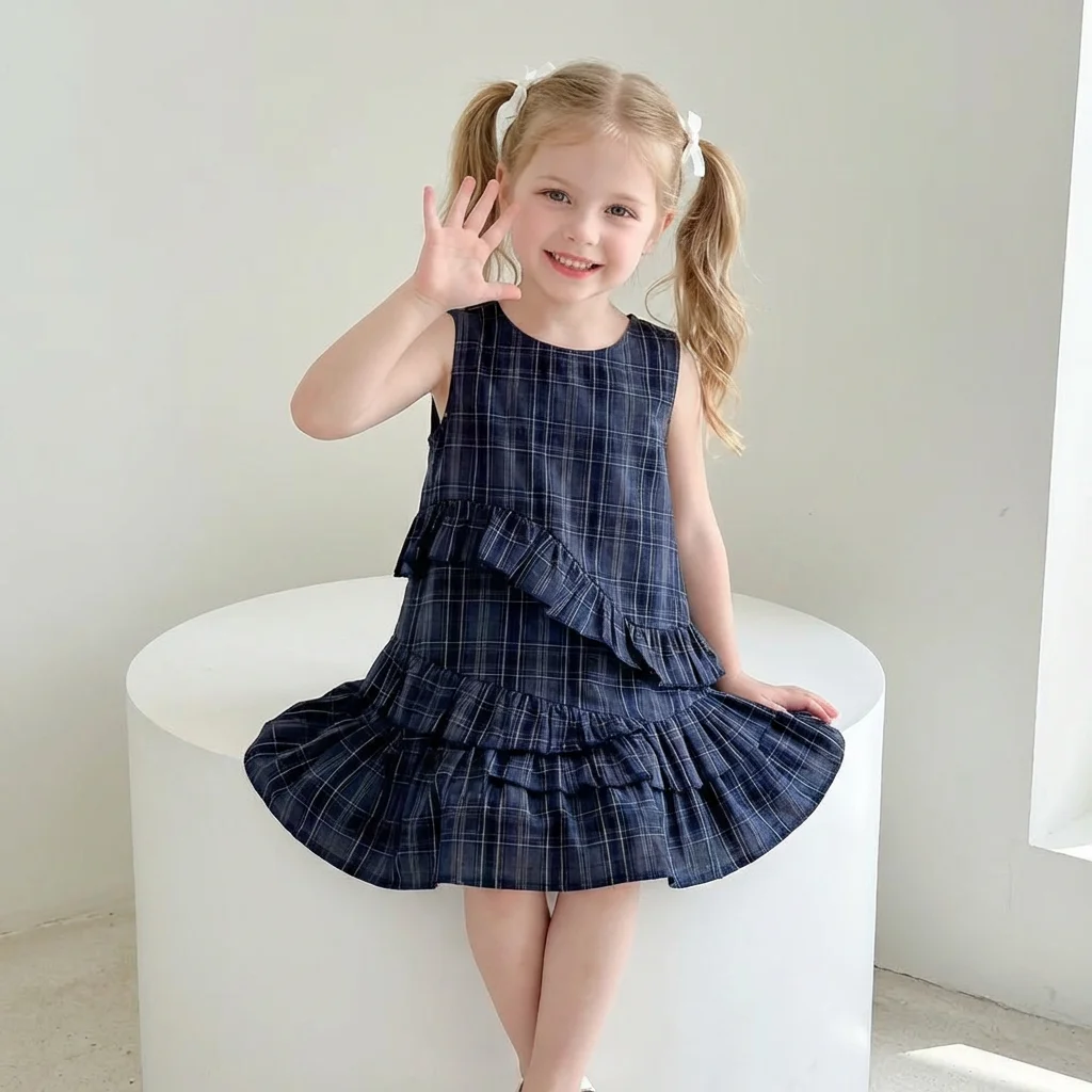 Summer Loving Kids Clothing - Toddler girls summer dress new style