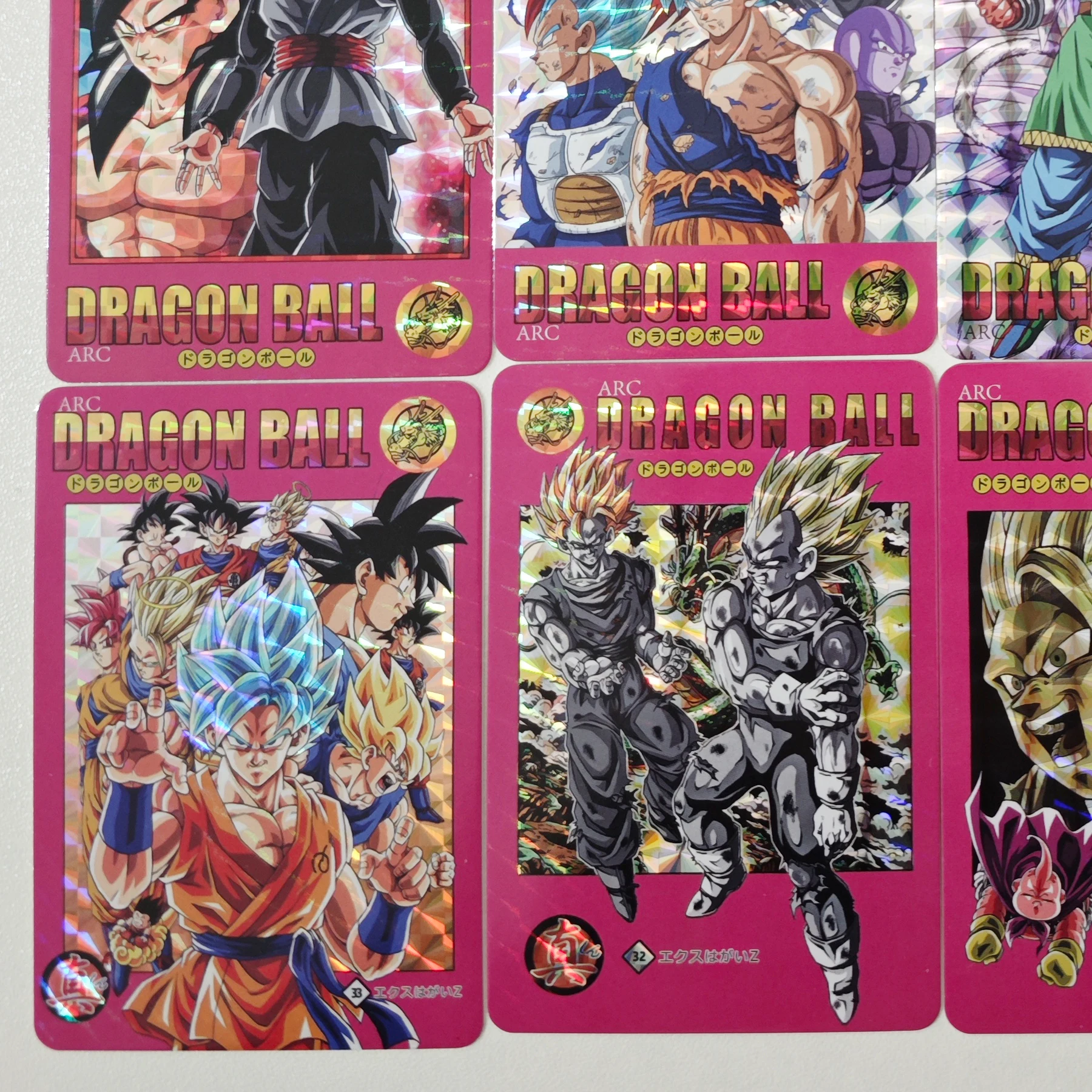 11Pcs/set Diy Dragon Ball Super Saiyan Collection Card Grid Flash