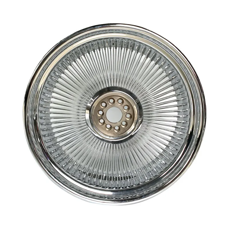 OEM Forged Wire Wheel 6061-T6 24 26 Inch Customized Chrome 100 Spoke Wire Wheels for Classical Car
