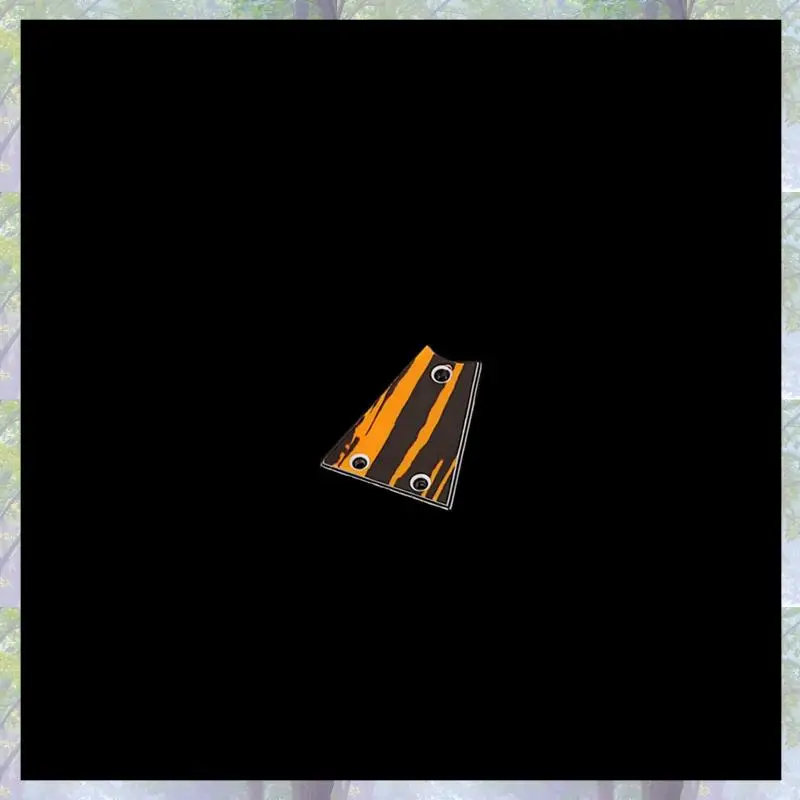 3 رقائق مثلث الغيتار الجمالون غطاء قضيب 3 حفرة الجمالون قضيب لوحة لقطع غيار الغيتار الكهربائي باس