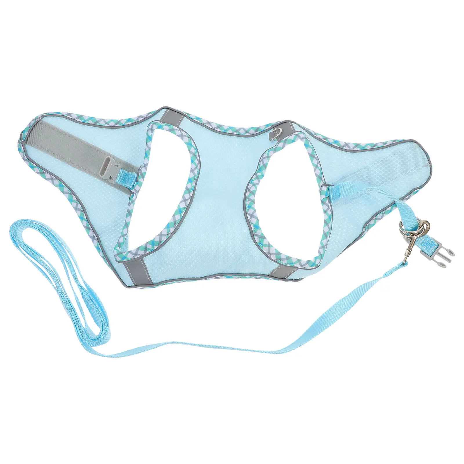

1Set Adjustable Puppy Harness Lightweight Durable Polyester Dog Walking Vest Easy to Wear Comfortable Outdoor Dog Vest