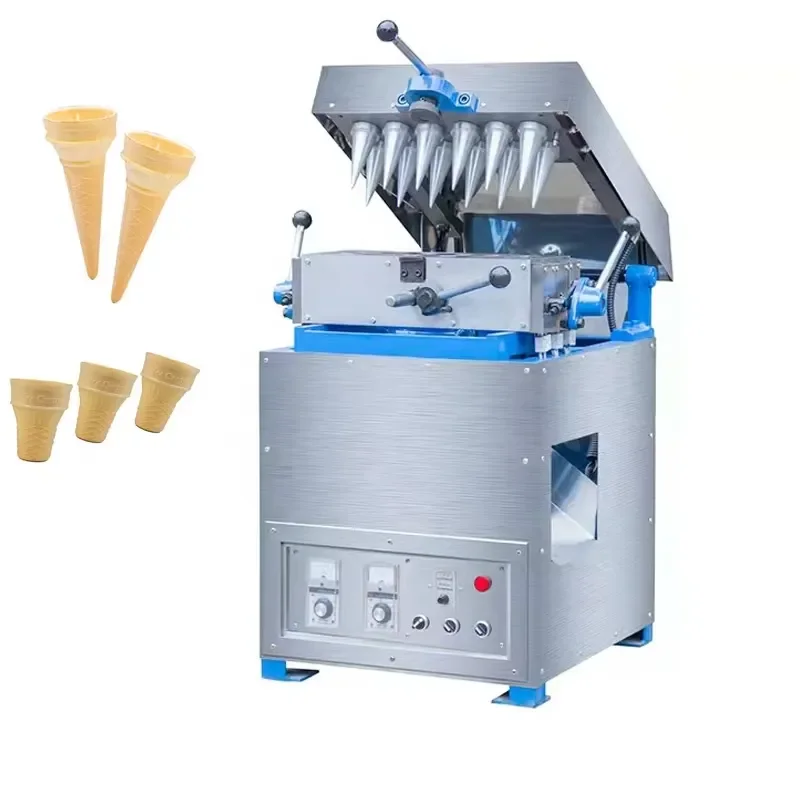 Factory direct sales 220v/380v 1 2 4 10 12 24 32 40 60 head cone machine Ice cream cone machine