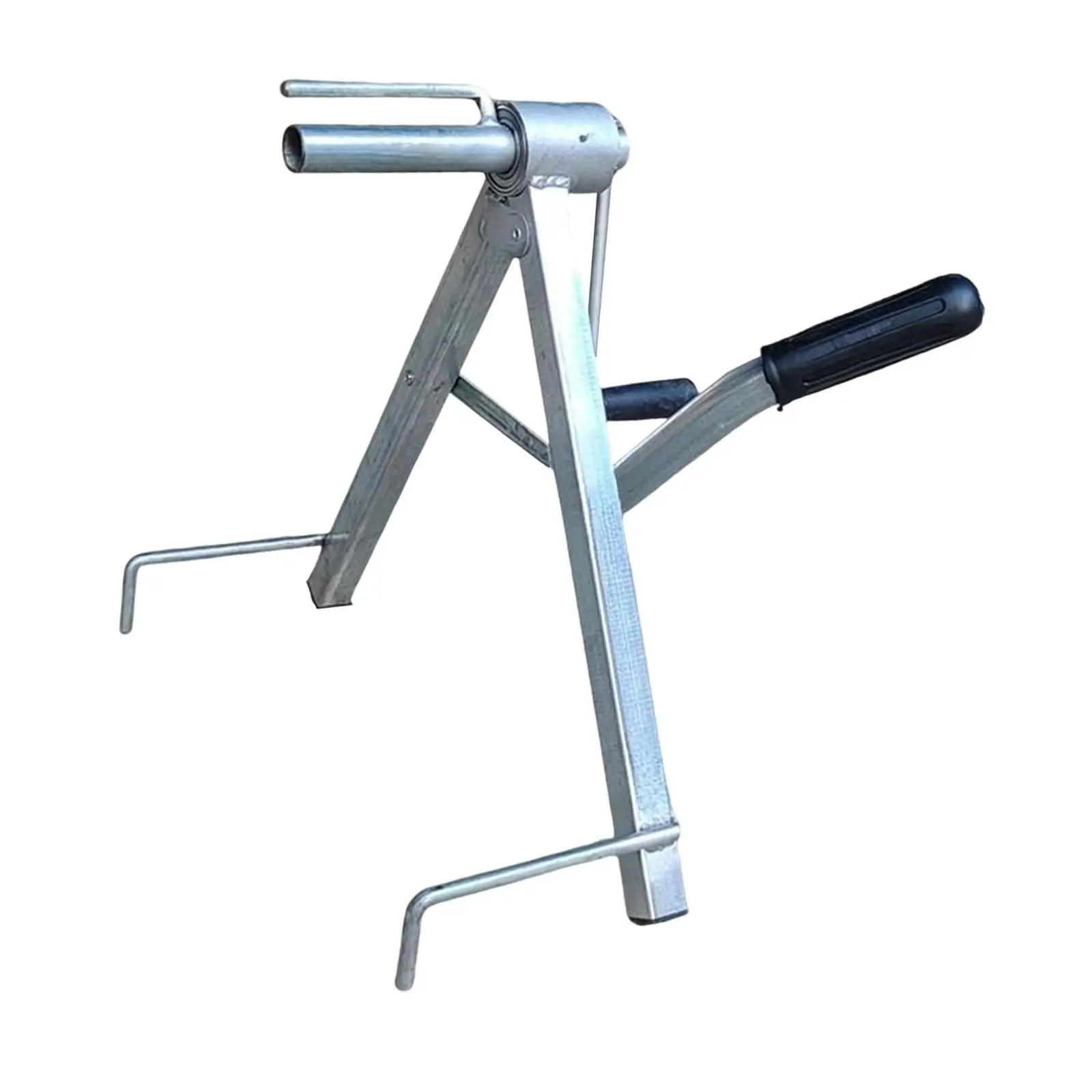 Water Hose Reel Manual Crank Hose Pipe Holder Compact Winding Tool Hose Rack for Firefighting Cleaning Household Outside
