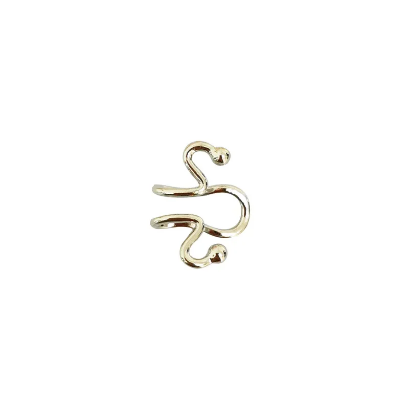 Single Fake Ear Clip Cuff Unique Tragus Piercing Earrings for Women Non Piercing Clip Earring Jewelry for Female