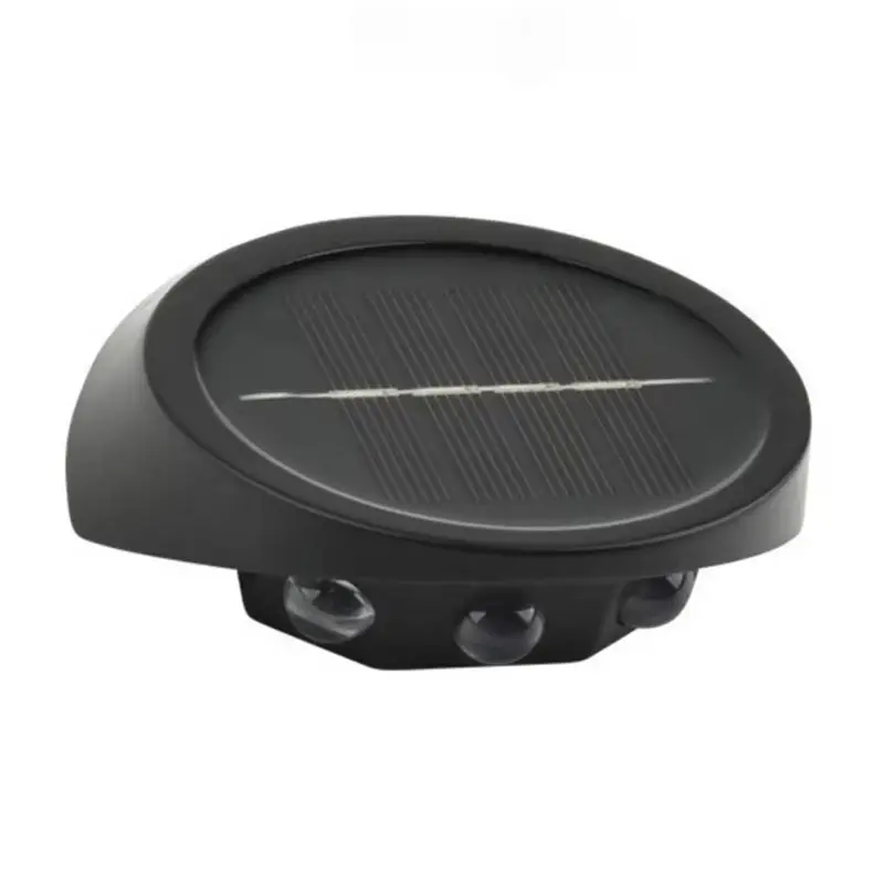 

Водонепроницаемые солнечные настенные светильники ABRB, уличные 3-светодиодные лампы для забора, для украшения сада и двора, энергоэффективные светильники для подсветки стен