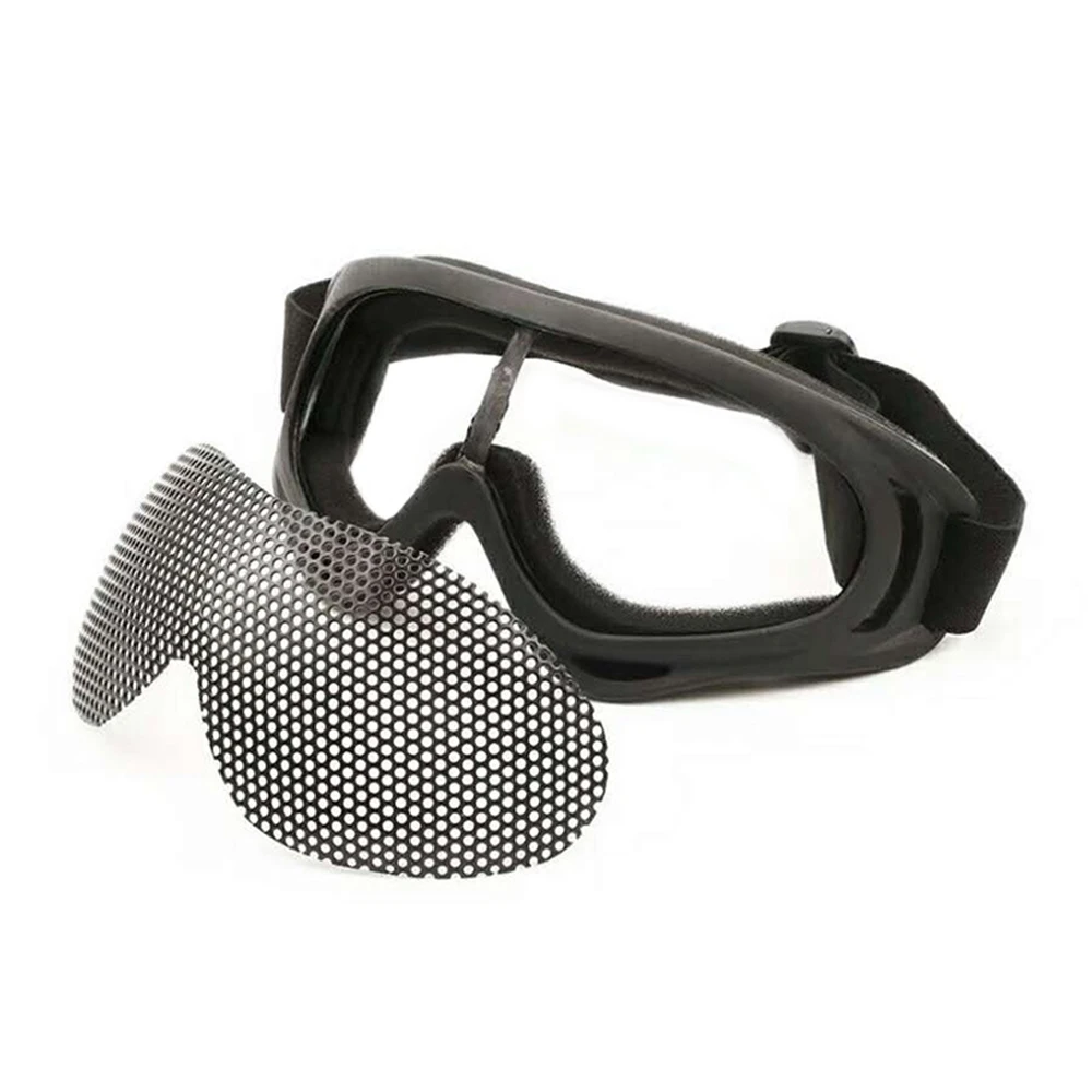 Outdoors Hunting Airsoft Goggles Tactical Paintball Shock Resistance Eyes Protecting Outdoor Sports Metal Mesh Glasses Goggle