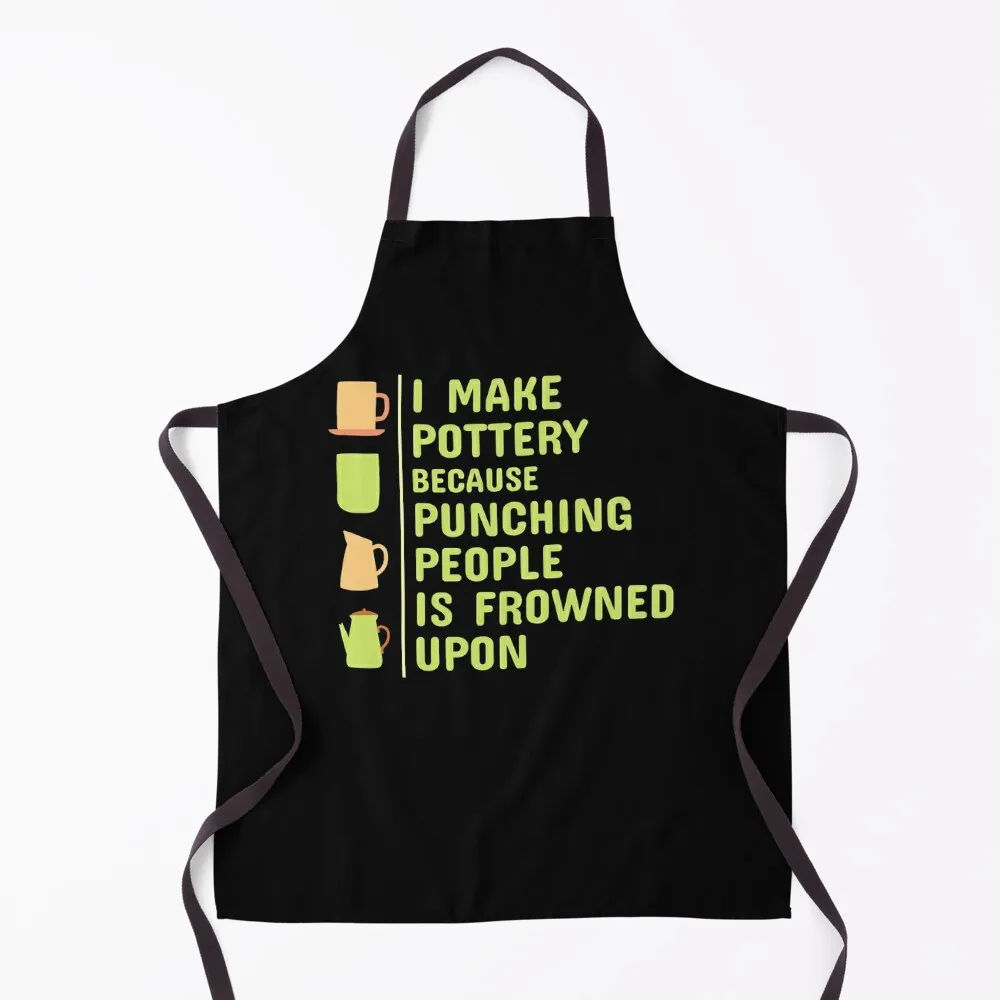 

Pottery Ceramics Artist Potter Kiln Funny Humour Apron home women Kitchen Apras For Women Apron