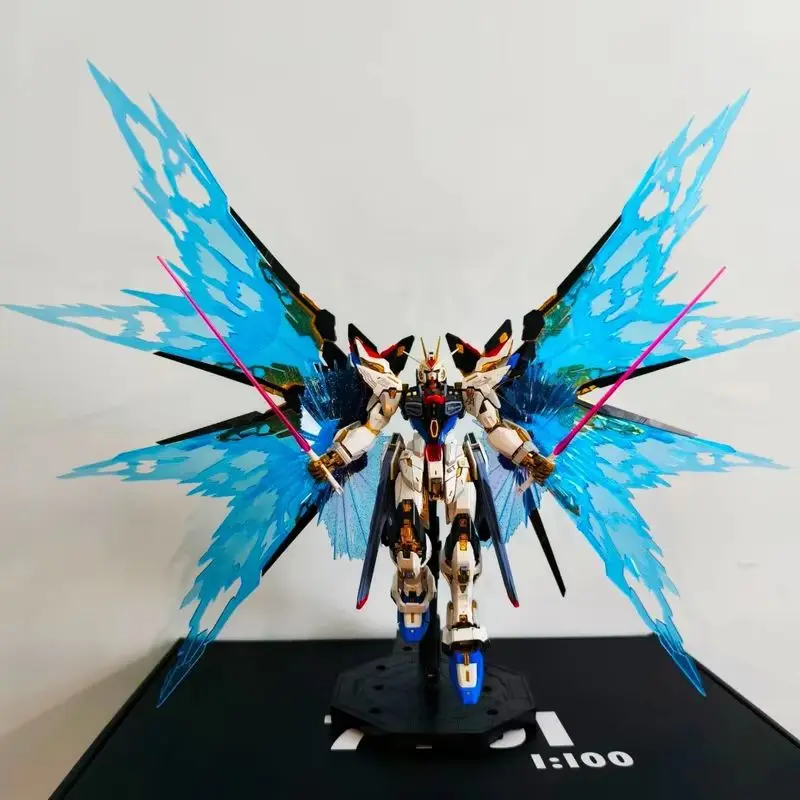 Novo modelo changlong 7701 mgex Zgmf-X20a greve liberdade kits de esqueleto de plástico anime figura de ação robô modelo de plástico presentes brinquedos