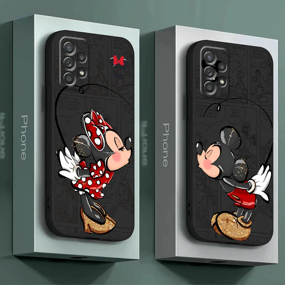 Disney Mickey Mouse phone Case for Samsung A14 A15 A22 A23 A32 A51 A52 A71 A72 4G 5G A24 4G A25 A33 A34 A35 A42 A52s A55 A73 5G