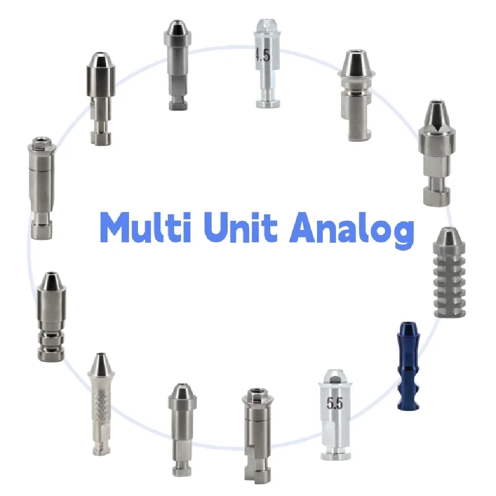 10PCS Dental Multi Unit Analog for Osstem Dentium Megagen Straumann NeoBiotech Nobel Biocare Zimmer MIS Adin Dental Lab
