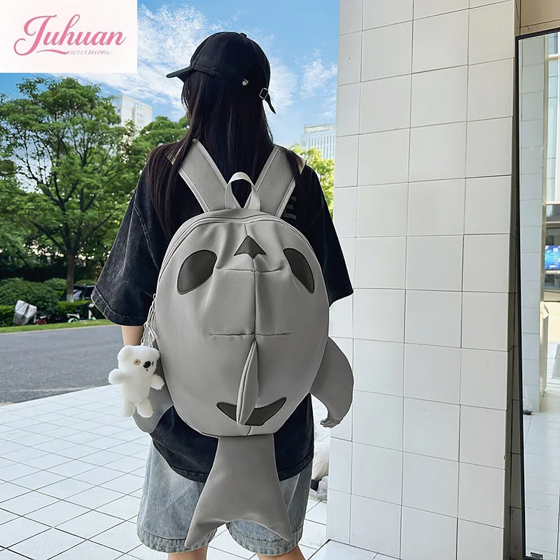 شخصية السفر حقيبة مدرسية طالب Mochila حقيبة ظهر ذات سعة عالية العصرية المألوف Y2k Mochilas حقائب رائعة للمرأة