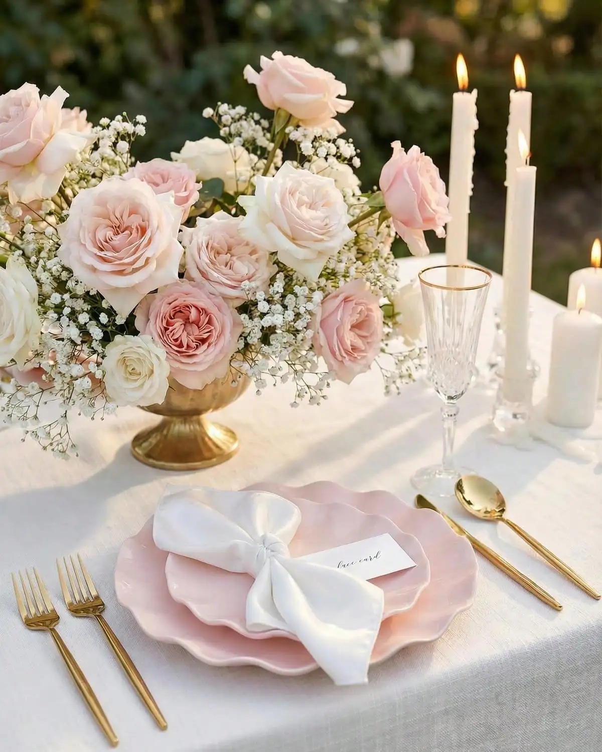 24Pcs Elegant Pink Daisy Plastic Plates – Reusable & Microwave-Safe Dinnerware Set for Wedding Parties