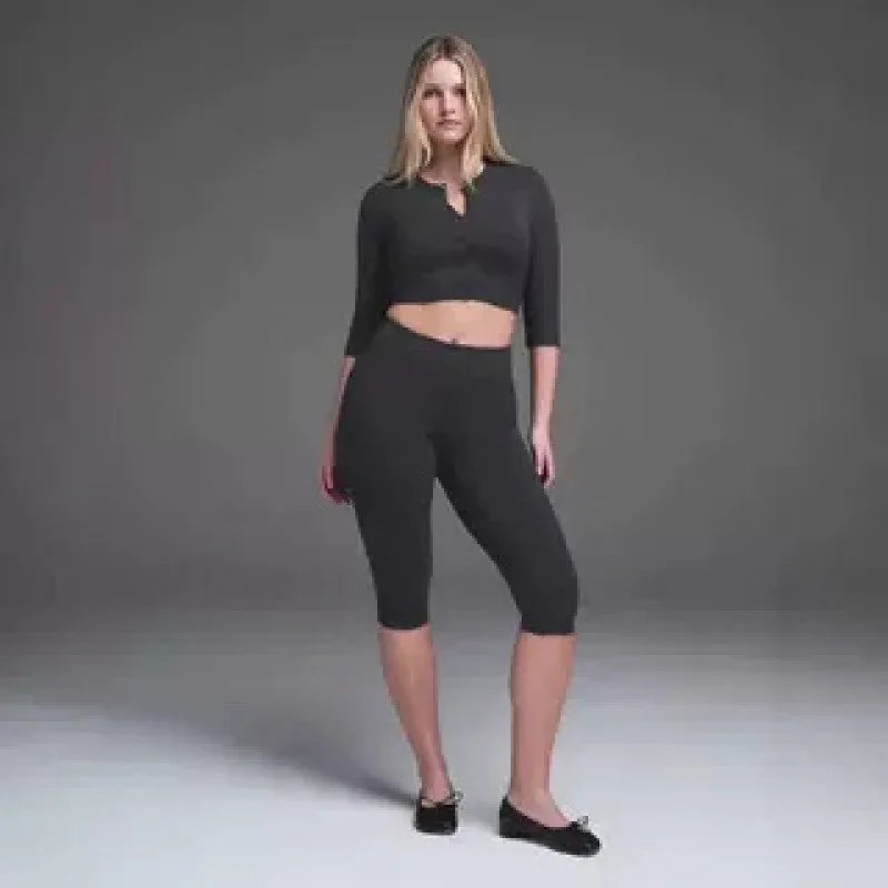 Nuevo SMOOTH LAYERS CARDIGAN recortado cómodo ort suéter con botones Jaet mujer Faion otoño fino algodón largo Sve