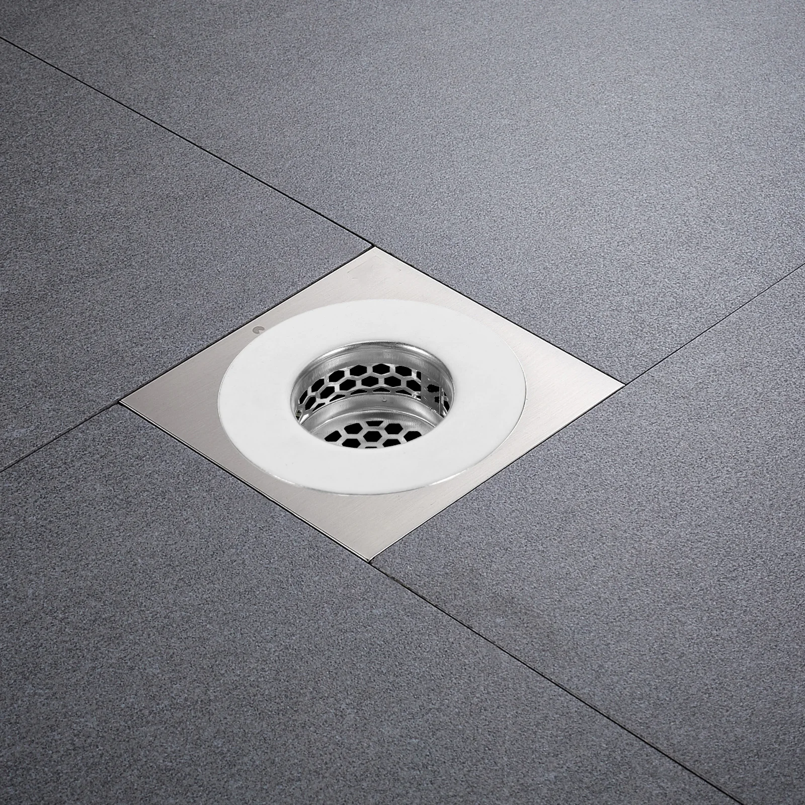 

3pcs Stainless Steel Floor Drain Hair Catcher Bathroom Sink Strainer Filter Washbasin Smooth Surface Tightly Designed Versatile